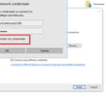 Change Network Drive Password