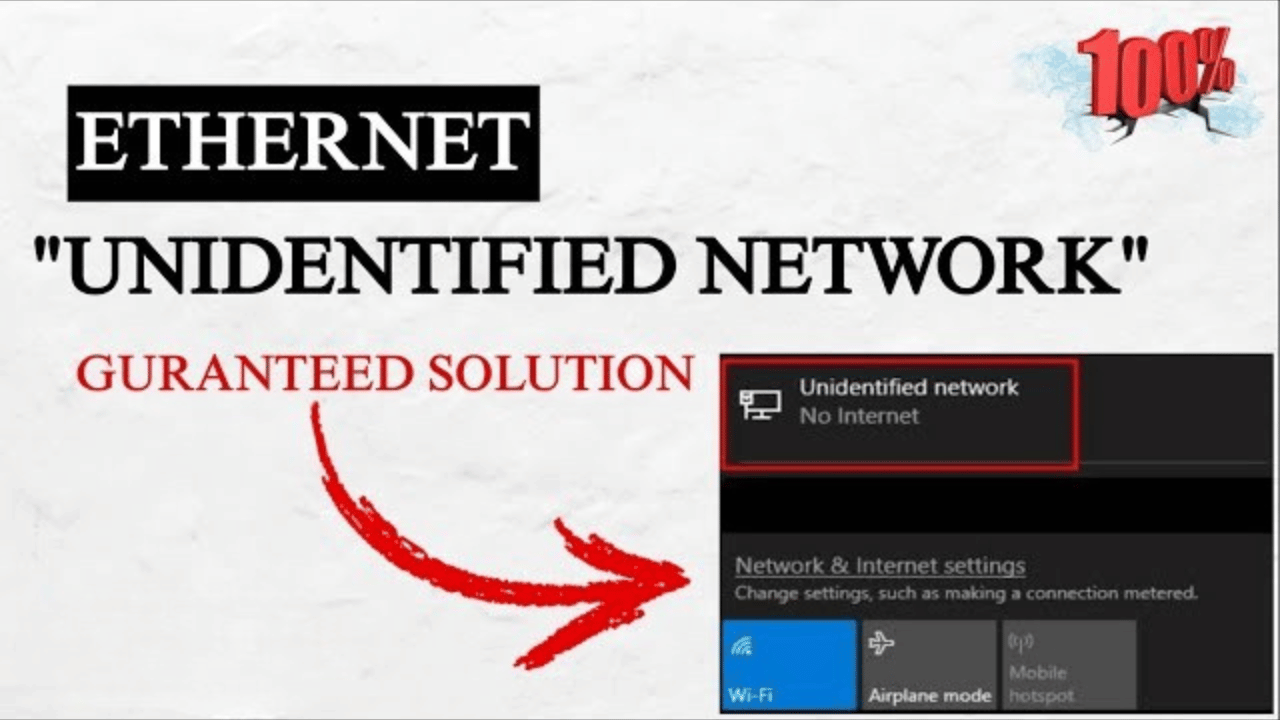 Unidentified Network Ethernet Error | Tech Lazor