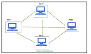 What is a key characteristic of the peer-to-peer networking model