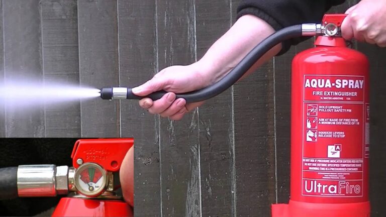 Water Fire Extinguishers Work