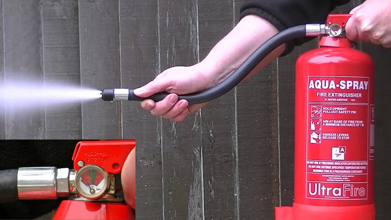 Water Fire Extinguishers Work