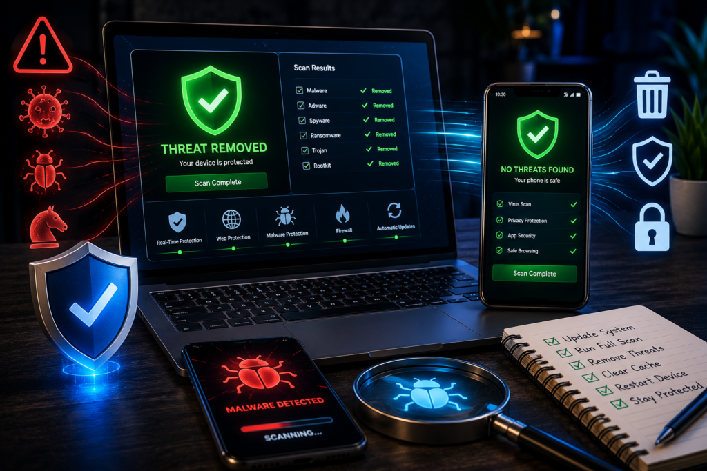 How to Remove Malware from PC and Phone for Free