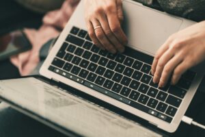 Laptop for managing email