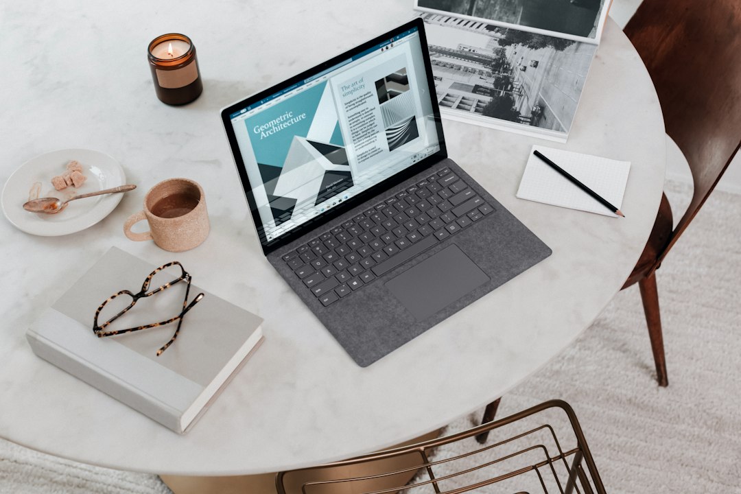 Laptop used to manage and compress PDF documents